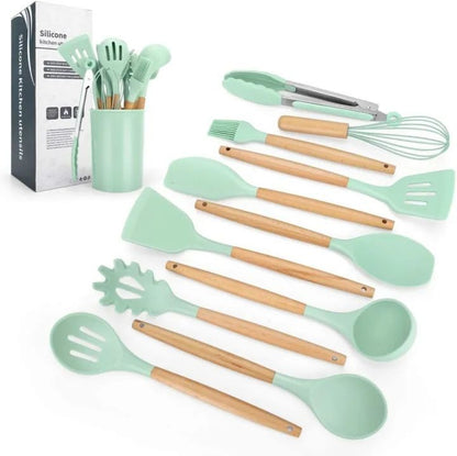 Silicone spoon set kitchen set