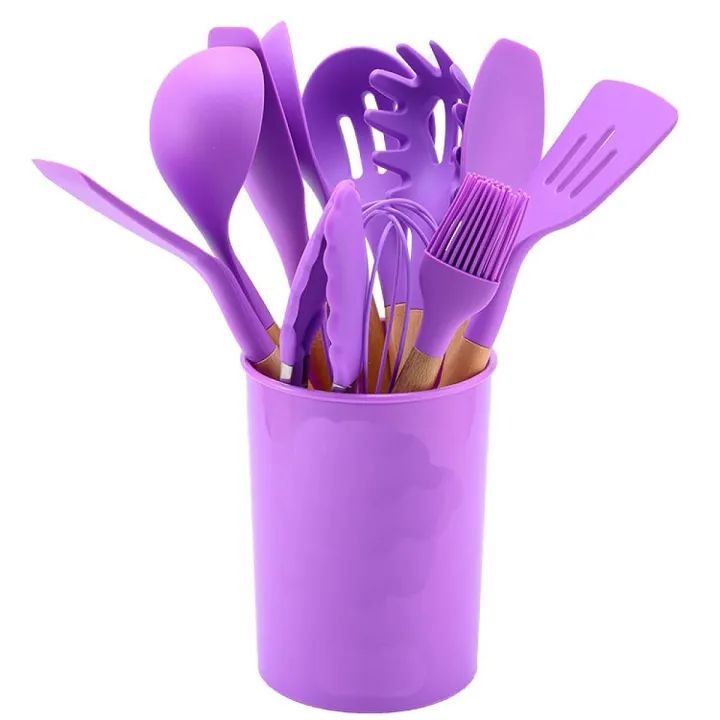 Silicone spoon set kitchen set