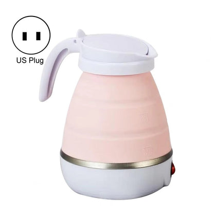 Foldable Kettle Coffee Pot Tea Kettle 1L Electric Space-saving ABS Camping Home Travel Outdoor Heating Hot Water Cup